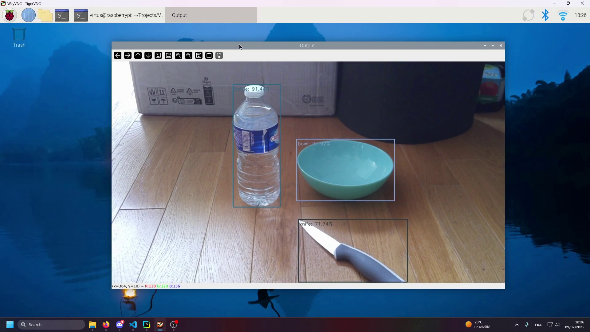 Raspberry Pi Hailo Screenshot